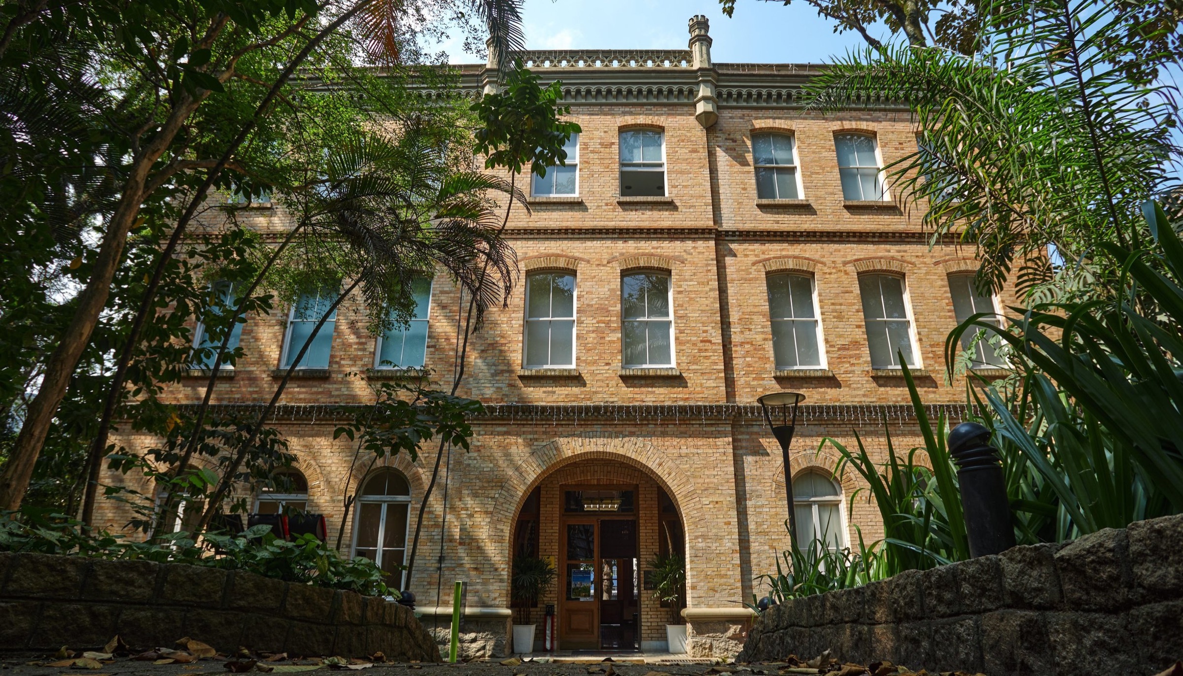 Prédio histórico do campus Higienópolis da Universidade Presbiteriana Mackenzie